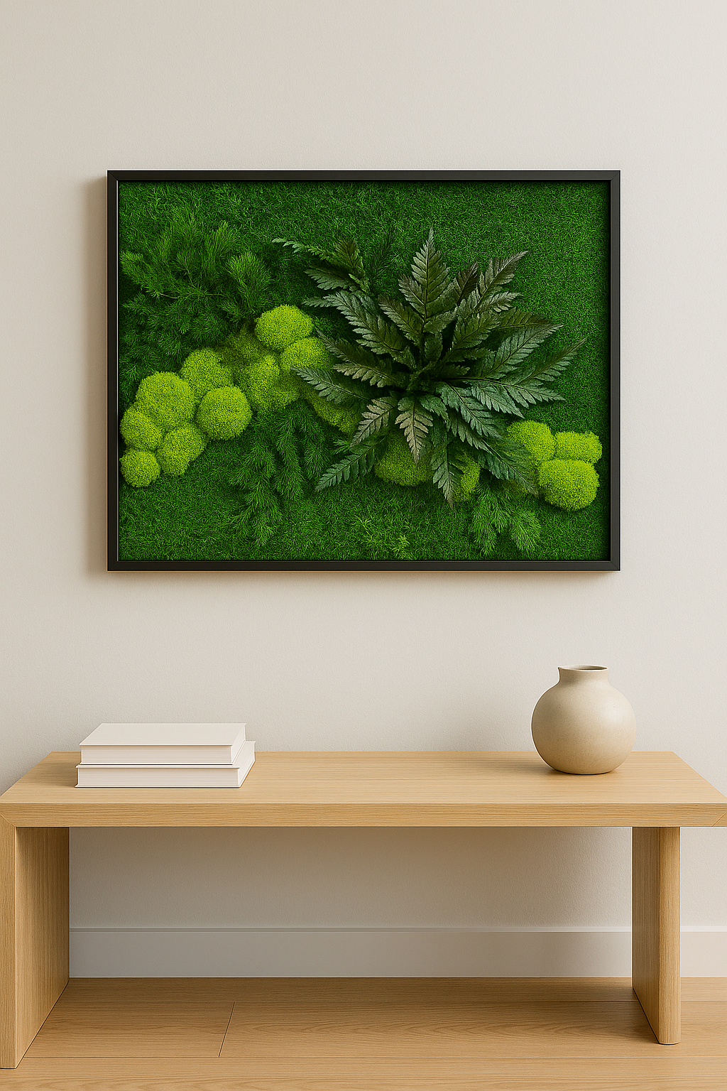 Stabilizuotų samanų paveikslas 70x50cm